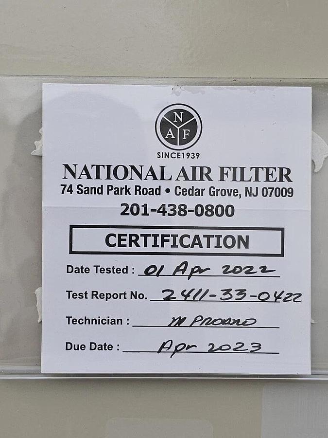 Used LABCONCO 3 FOOT XPERT FILTERED BALANCE ENCLOSURE SYSTEM, MODEL 3950302