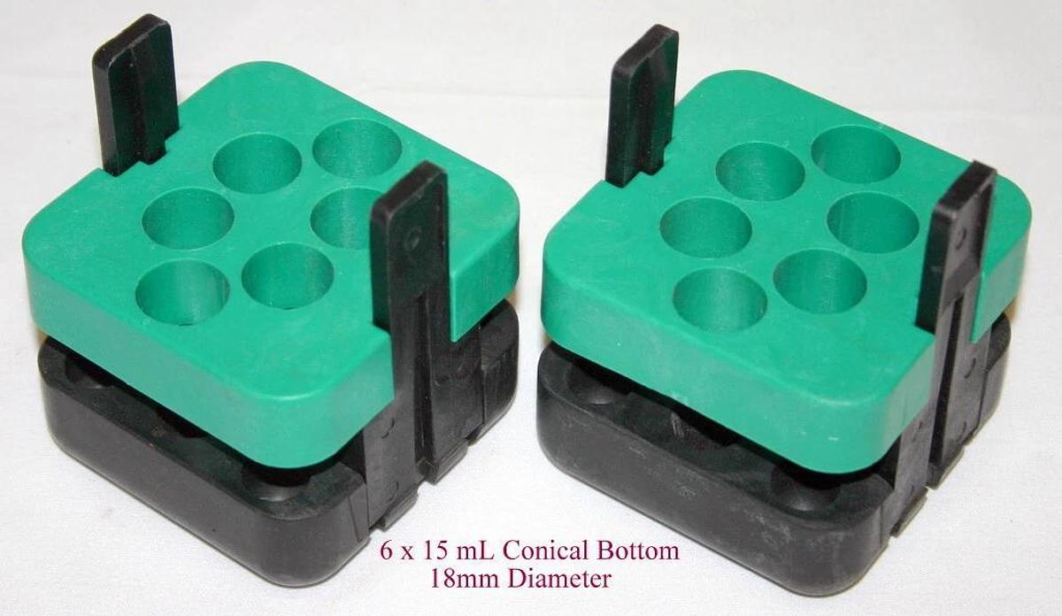 Used BECKMAN ADAPTERS FOR ACCUSPIN FR CENTRIFUGE, BID IS FOR ONE PAIR