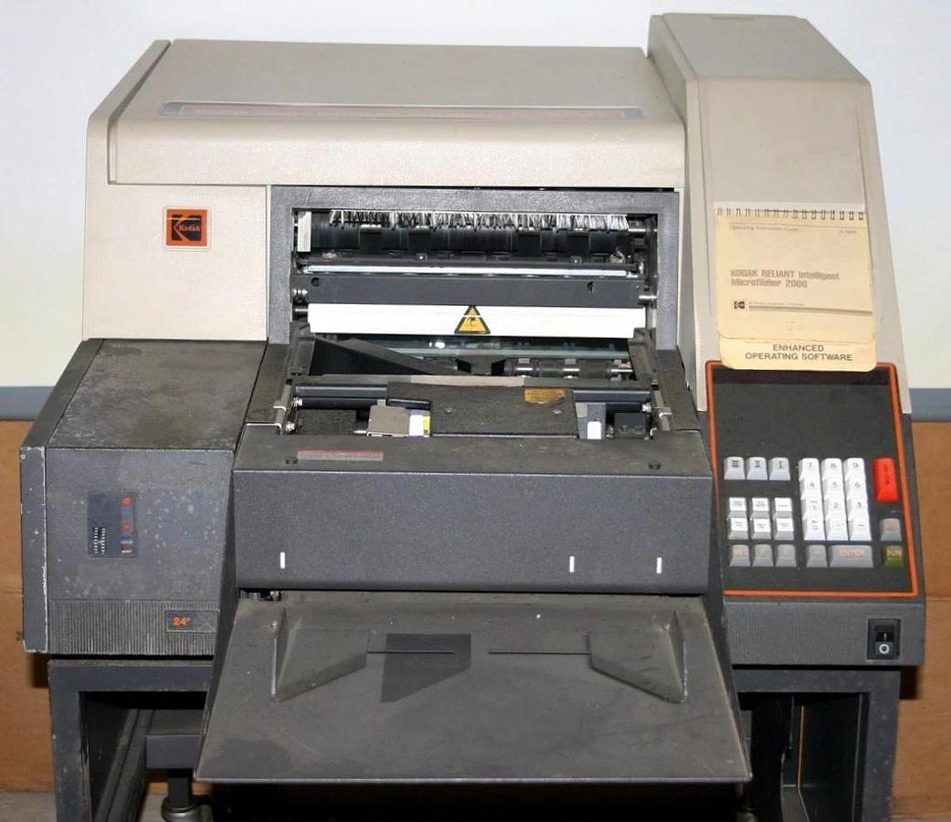 Used KODAK RELIANT INTELLIGENT MICROFILMER, MODEL 2000, QUANTITY OF TWO