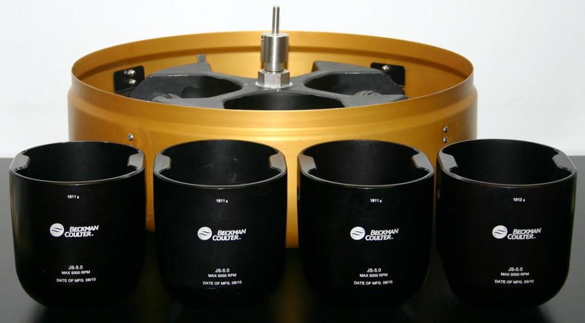 Used BECKMAN COULTER SWINGING BUCKET ROTOR, MODEL JS-5.0