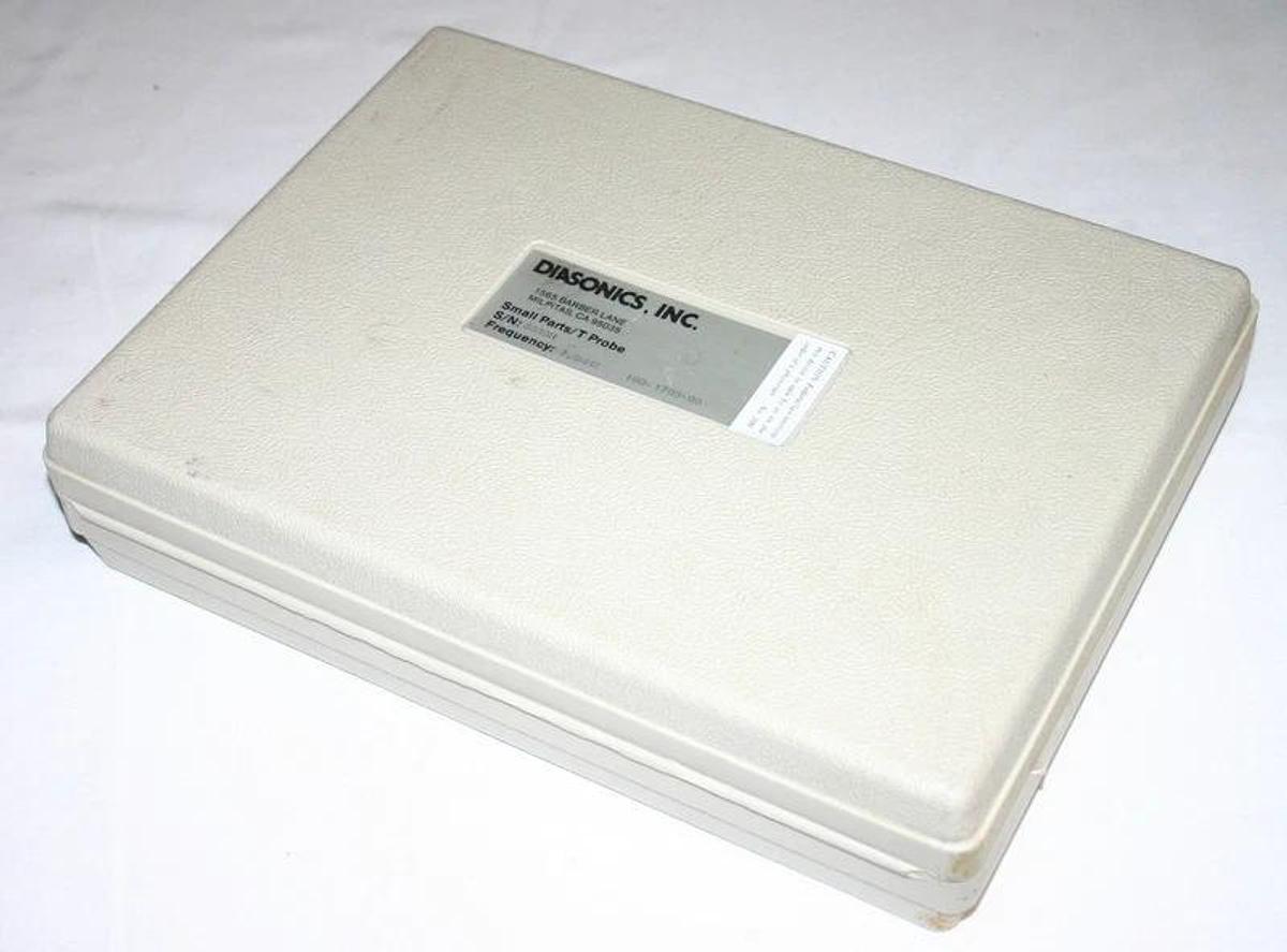 Used DIASONICS ULTRASOUND TRANSDUCER PROBE, MODEL SMALL PARTS / T PROBE