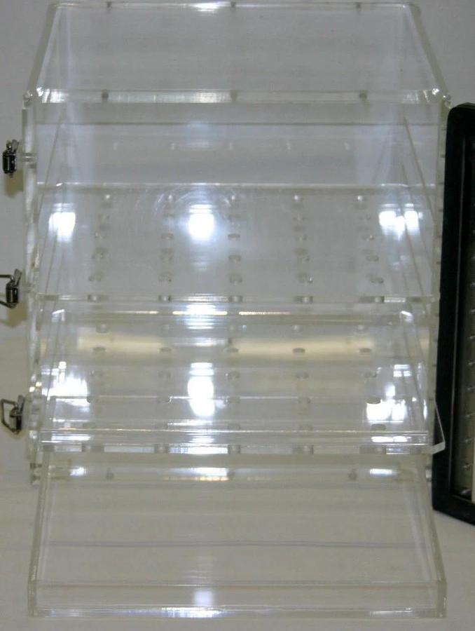 Used NALGENE ACRYLIC DESICCATOR CABINET, MODEL 5317-0120