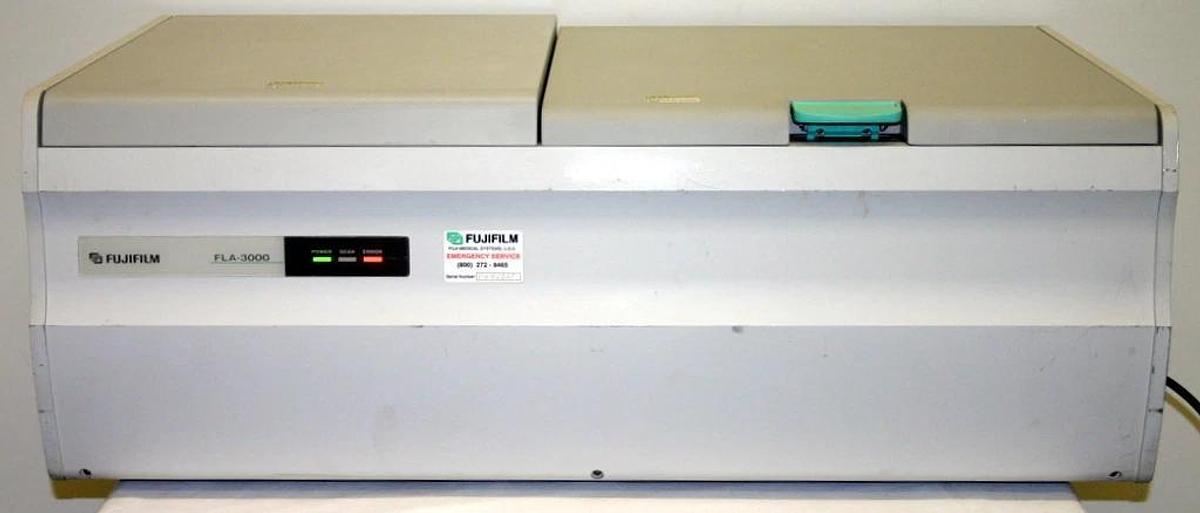 Used FUJIFILM FLUORESCENT IMAGE ANALYZER, MODEL FLA-3000R