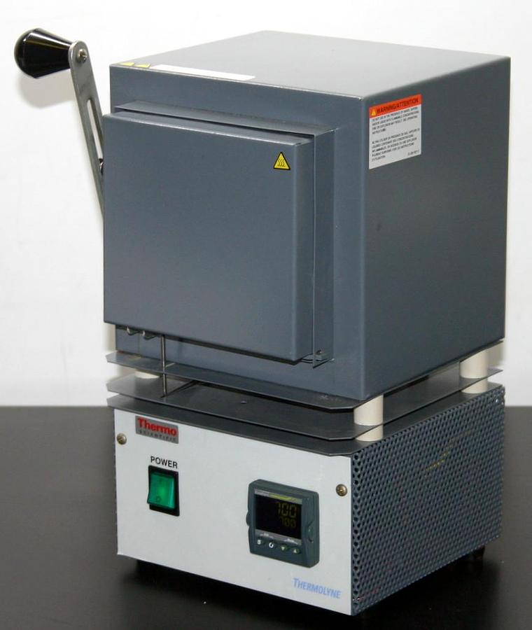 Used THERMO SCIENTIFIC THERMOLYNE MUFFLE FURNACE, MODEL FB1315M
