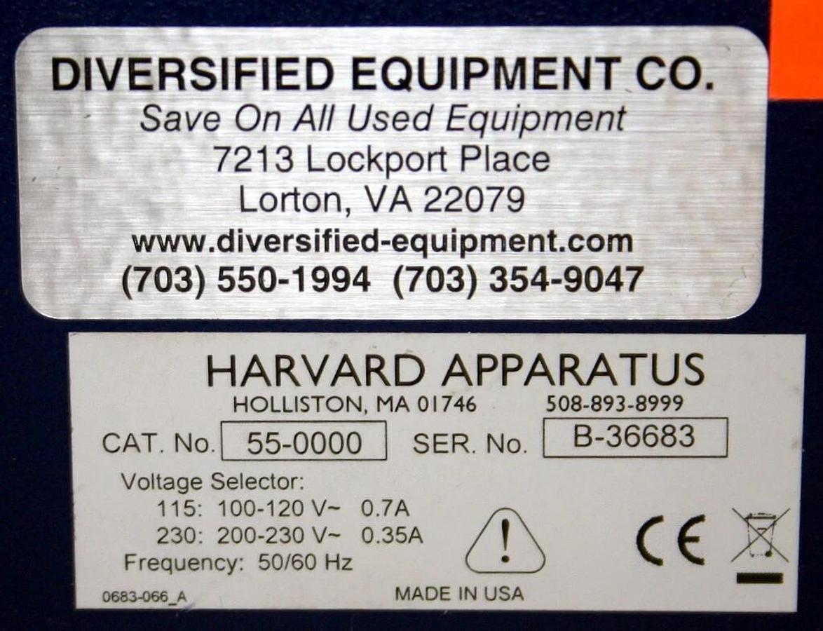 Used HARVARD APPARATUS SMALL ANIMAL RODENT VENTILATOR, MODEL 683, CATALOG# 550000