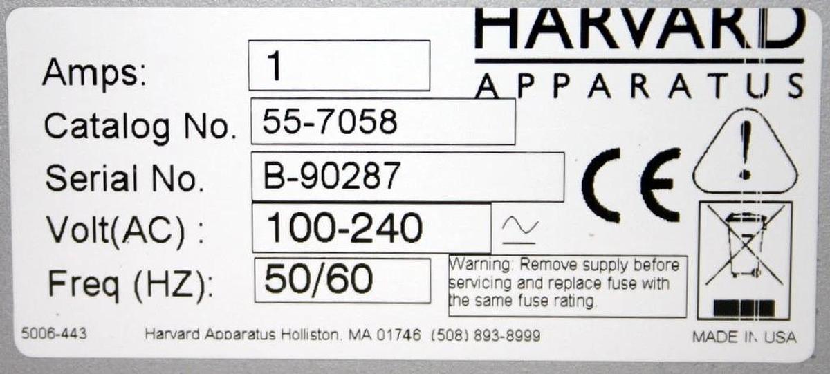 Used HARVARD ADVANCED SAFETY VENTILATOR INSPIRA ASV, CATALOG NO. 55-7058