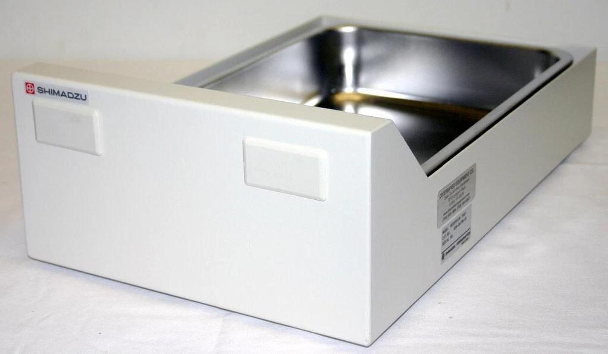 Used SHIMADZU HPLC RESERVOIR TRAY, MODEL 228-34736-91