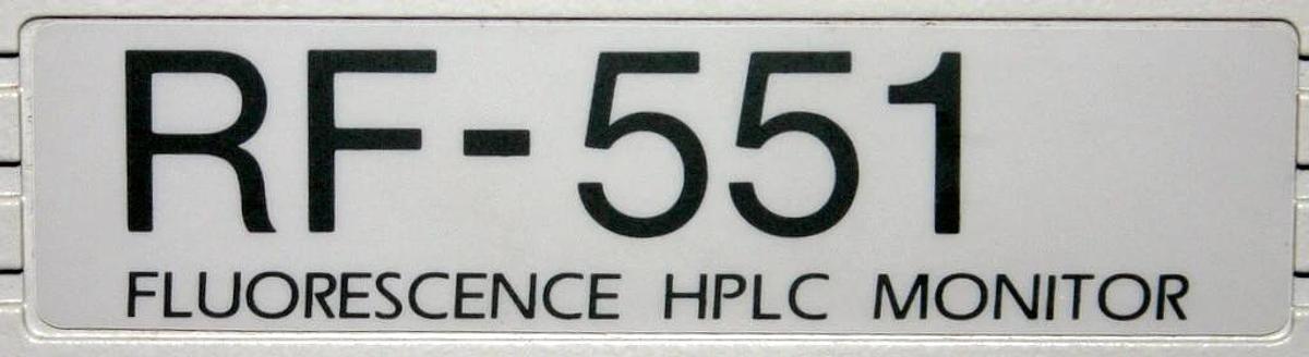Used SHIMADZU FLUORESCENCE HPLC MONITOR, MODEL RF-551