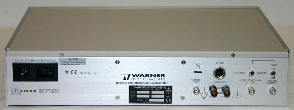 WARNER INSTRUMENTS INTRACELLULAR ELECTROMETER, MODEL IE-210, Cat. # 640039