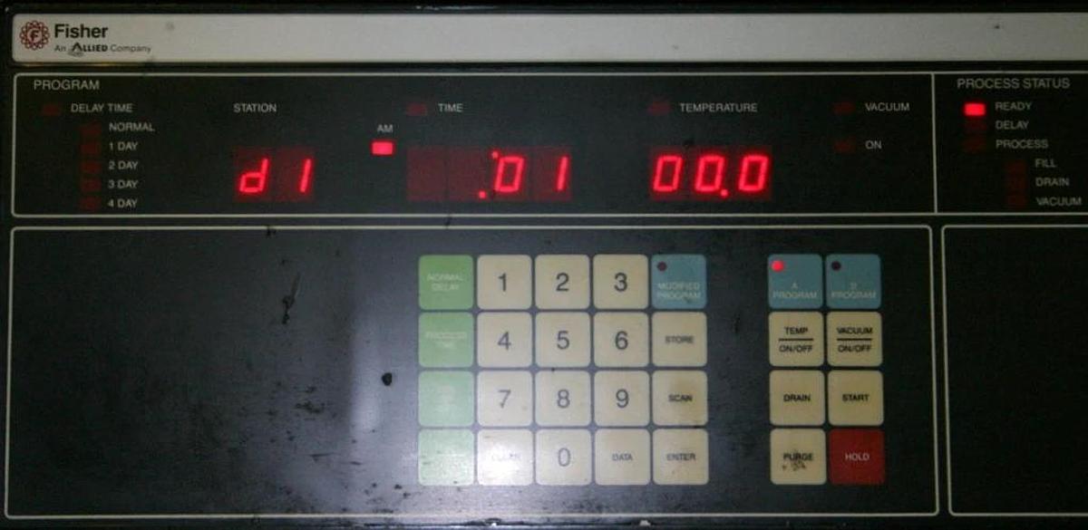 Used FISHER HISTOMATIC TISSUE PROCESSOR, MODEL 166 MP