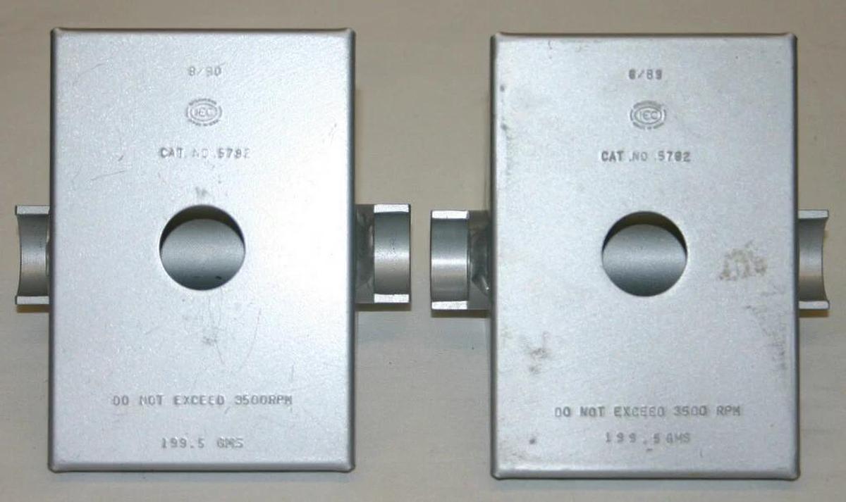 Used IEC MICROPLATE CARRIER, MODEL 5782 (PAIR)