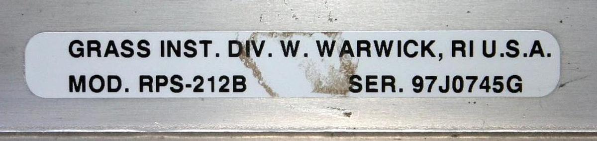 Used ASTRO-MED GRASS P122 STRAIN GAGE, 7DA AMPLIFIERS & 7P20C