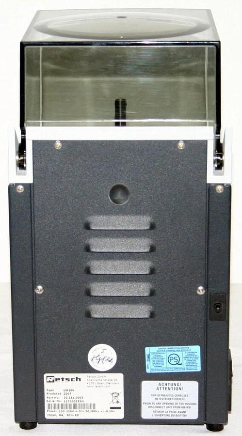 Used RETSCH GRINDOMIX HIGH-SPEED KNIFE BLENDER MILL, MODEL GM200