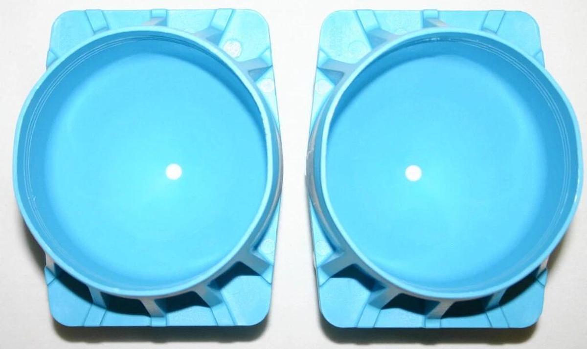 Used BECKMAN COULTER 500 ML CONICAL ADAPTERS, BLUE, MODEL 392078 FOR JS-5.3 ROTOR