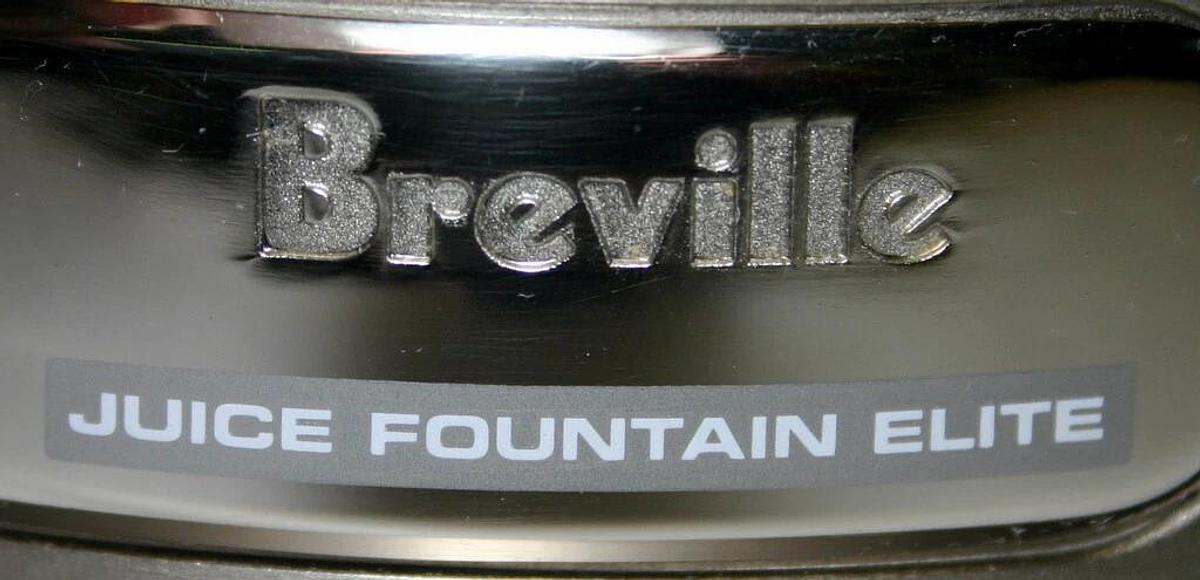 BREVILLE JUICE FOUNTAIN ELITE CENTRIFUGAL JUICER, MODEL 800JEXL