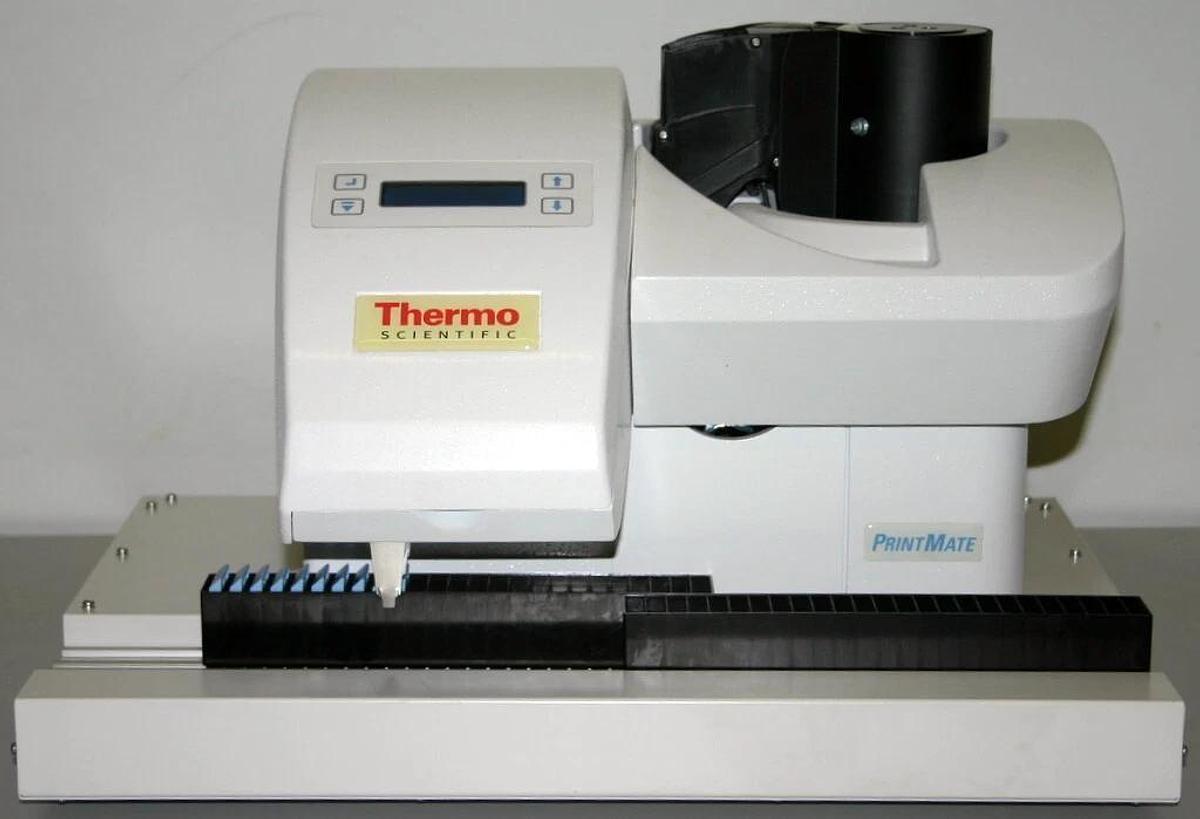 Used THERMO SCIENTIFIC PRINTMATE 150 CASSETTE PRINTER WITH COLLECTION SYSTEM