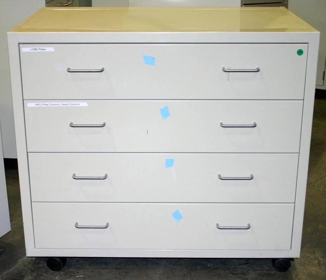 Used LF SYSTEMS LABORATORY CABINETS, CASEWORK 18 FEET WITH WHEELS, PRICE IS PER FOOT