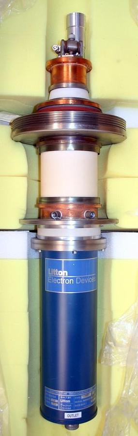 Used LITTON ELECTRON DEVICES ELECTRON TUBE - INDUCTIVE OUTPUT TUBE, MODEL L-4480T