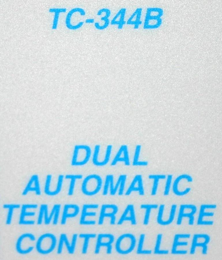 WARNER INSTRUMENT DUAL AUTOMATIC TEMPERATURE CONTROLLER, MODEL TC-344B