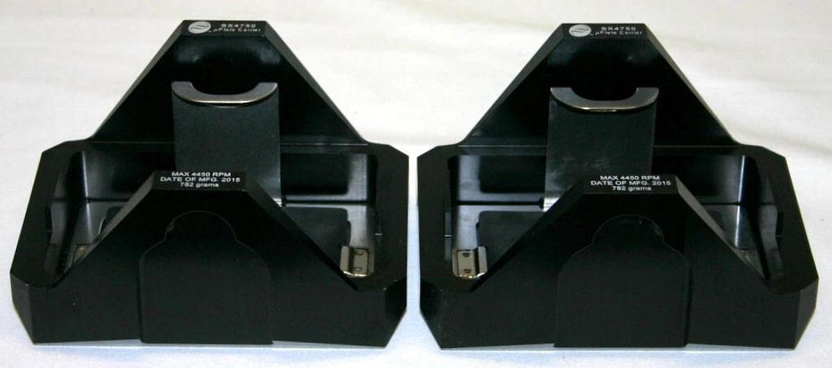 BECKMAN COULTER MICROPLATE CARRIER MODEL 392806 FOR SX4750 & SX4750A ROTOR, PAIR