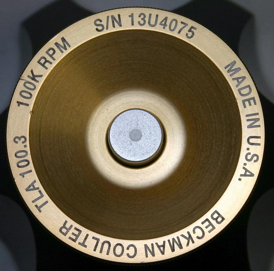 Used BECKMAN COULTER ULTRACENTRIFUGE FIXED ANGLE ROTOR, MODEL TLA-100.3, 6 x 3.5 ML