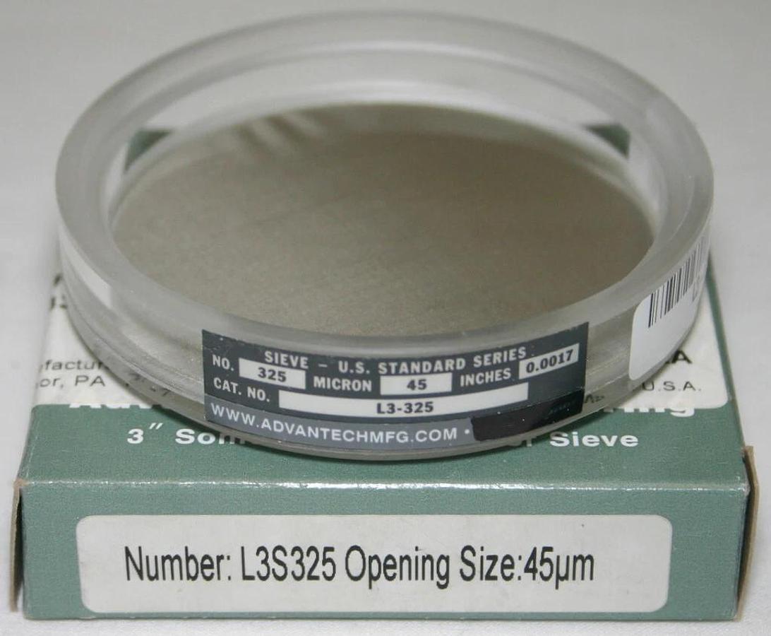 Used ADVANTECH 3" DIAMETER CLEAR ACRYLIC SONIC SIFTER SEPARATOR SIEVE , L3S SERIES