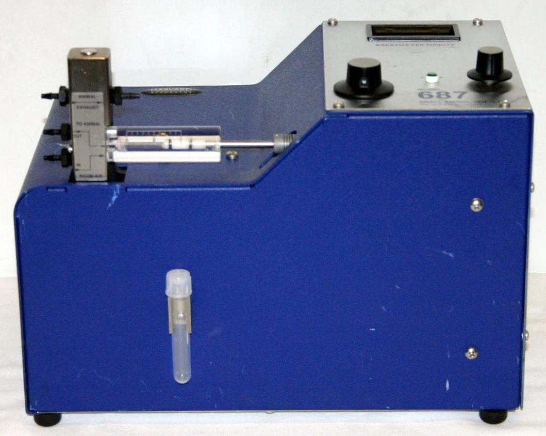 Used HARVARD APPARATUS SMALL ANIMAL MOUSE VENTILATOR, MODEL 687, CATALOG# 55-0001