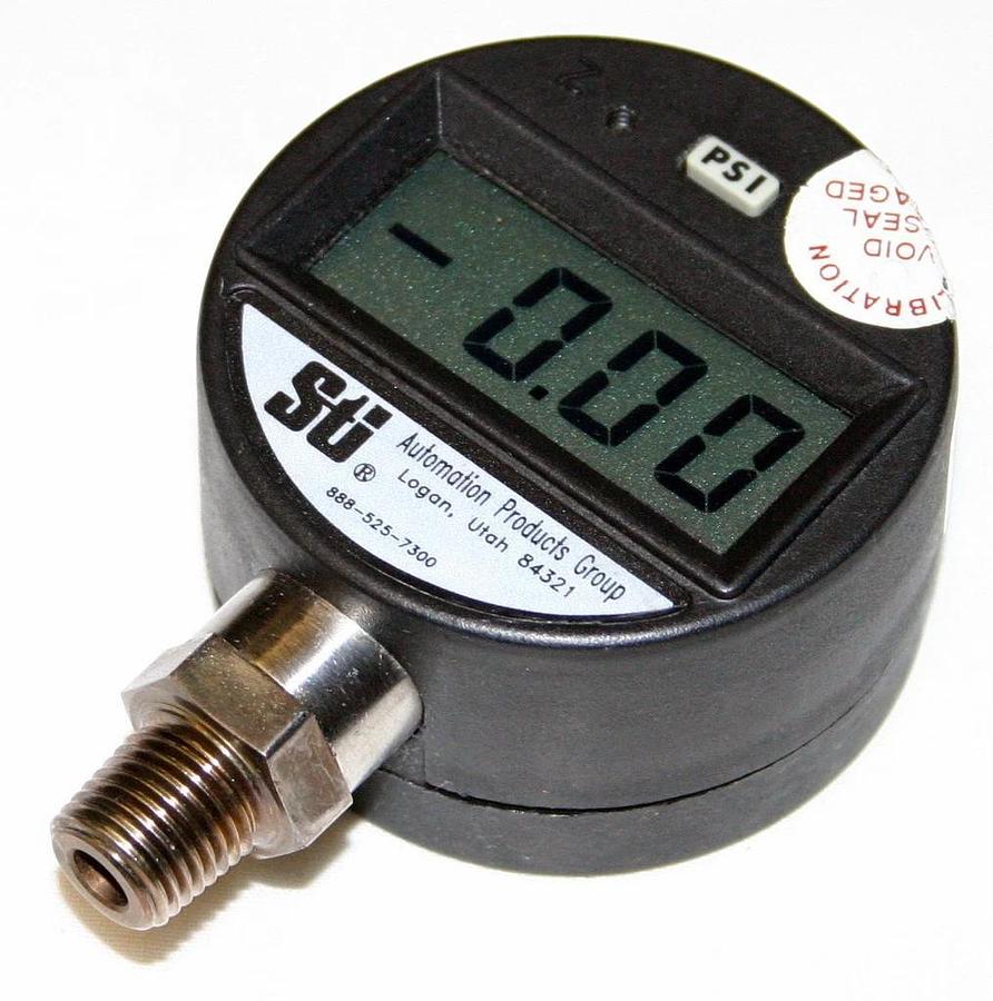 Used STI AUTOMATION PRODUCTS DIGITAL PRESSURE GAUGE, MODEL PG2000-20.00PSI