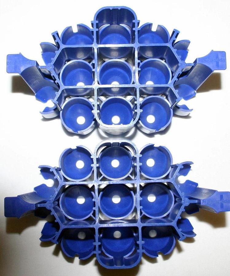 Used EPPENDORF S-4 X 1000 ROTOR ADAPTER, MODEL 5920715003, 13 X 50 ML CONICAL TUBES