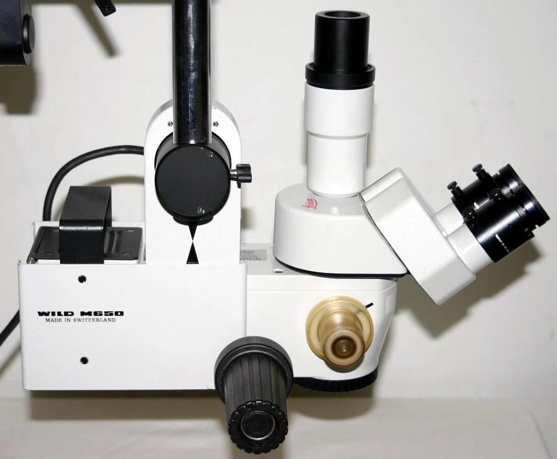 LEICA WILD HEERBRUGG TABLETOP STEREO MICROSCOPE, MODEL M650