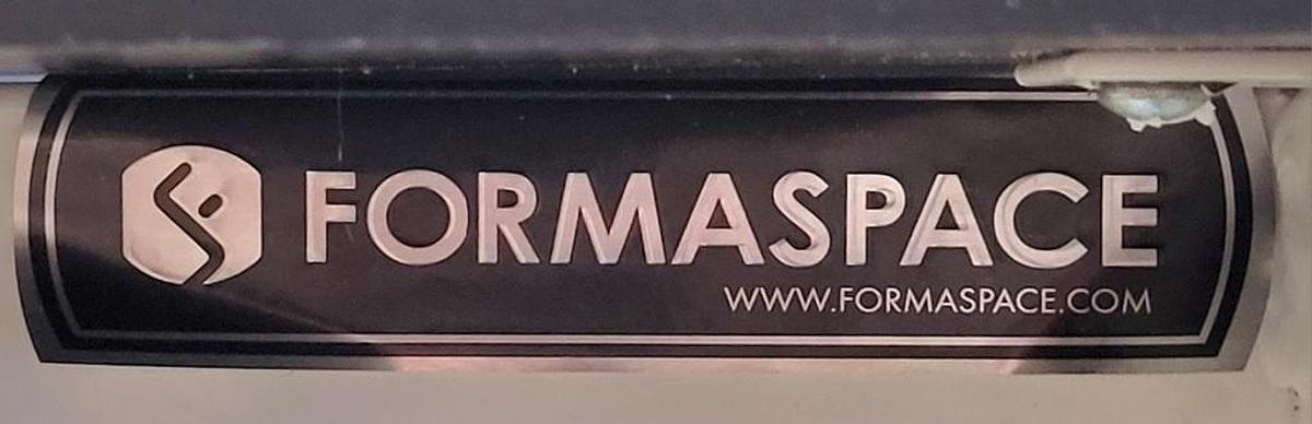 Used FORMASPACE LABORATORY WORKSTATION TABLE WITH TWO SHELVES & 3/4 INCH TOP