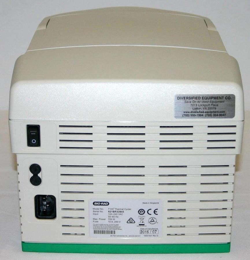 BIO-RAD PCR THERMAL CYCLER, MODEL T100, 96-WELL