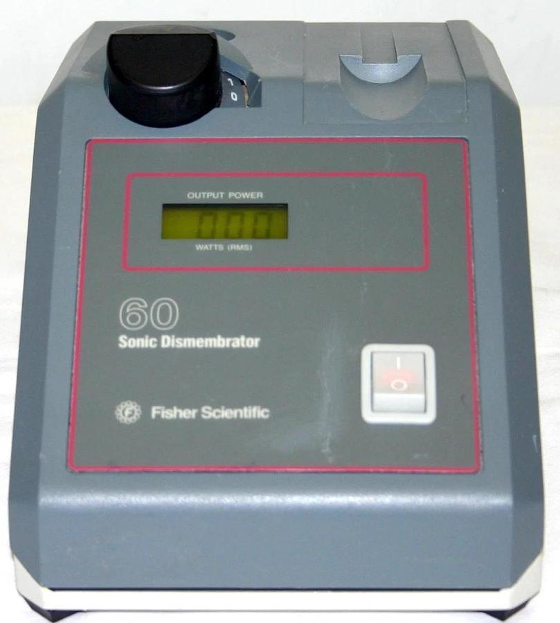 Used FISHER SCIENTIFIC SONIC DISMEMBRATOR WITH ULTRASONIC CONVERTOR, MODEL F60