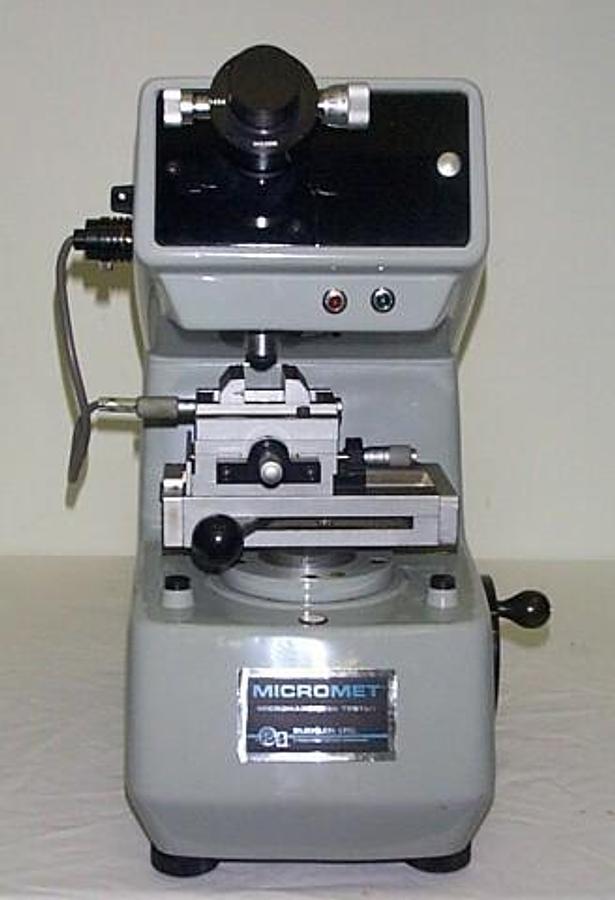 Used Buehler Microhardness Tester, Catalog 1600-1001