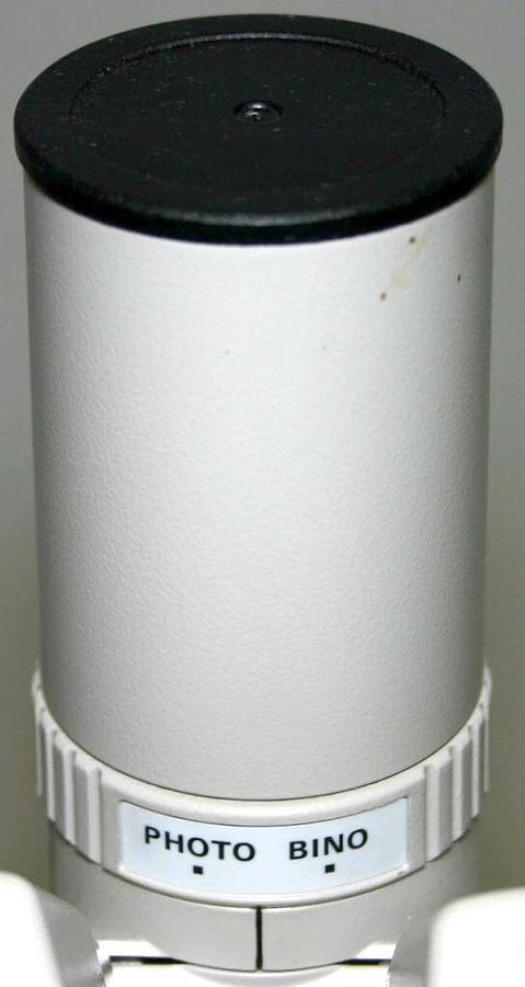 Used NIKON TRINOCULAR STEREOZOOM MICROSCOPE WITH BASE, MODEL SMZ-2T