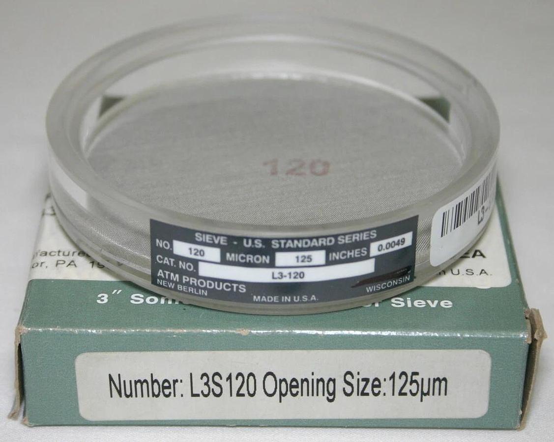 Used ADVANTECH 3" DIAMETER CLEAR ACRYLIC SONIC SIFTER SEPARATOR SIEVE , L3S SERIES