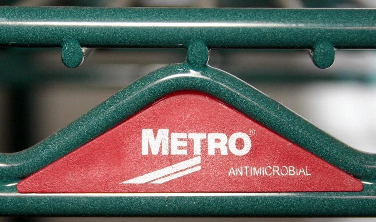 Refurbished METRO SUPER ERECTA 5 SHELF GREEN ANTIMICROBIAL SHELVING RACKS RACKING 1860-56NK3