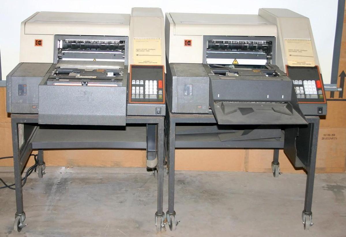 Used KODAK RELIANT INTELLIGENT MICROFILMER, MODEL 2000, QUANTITY OF TWO