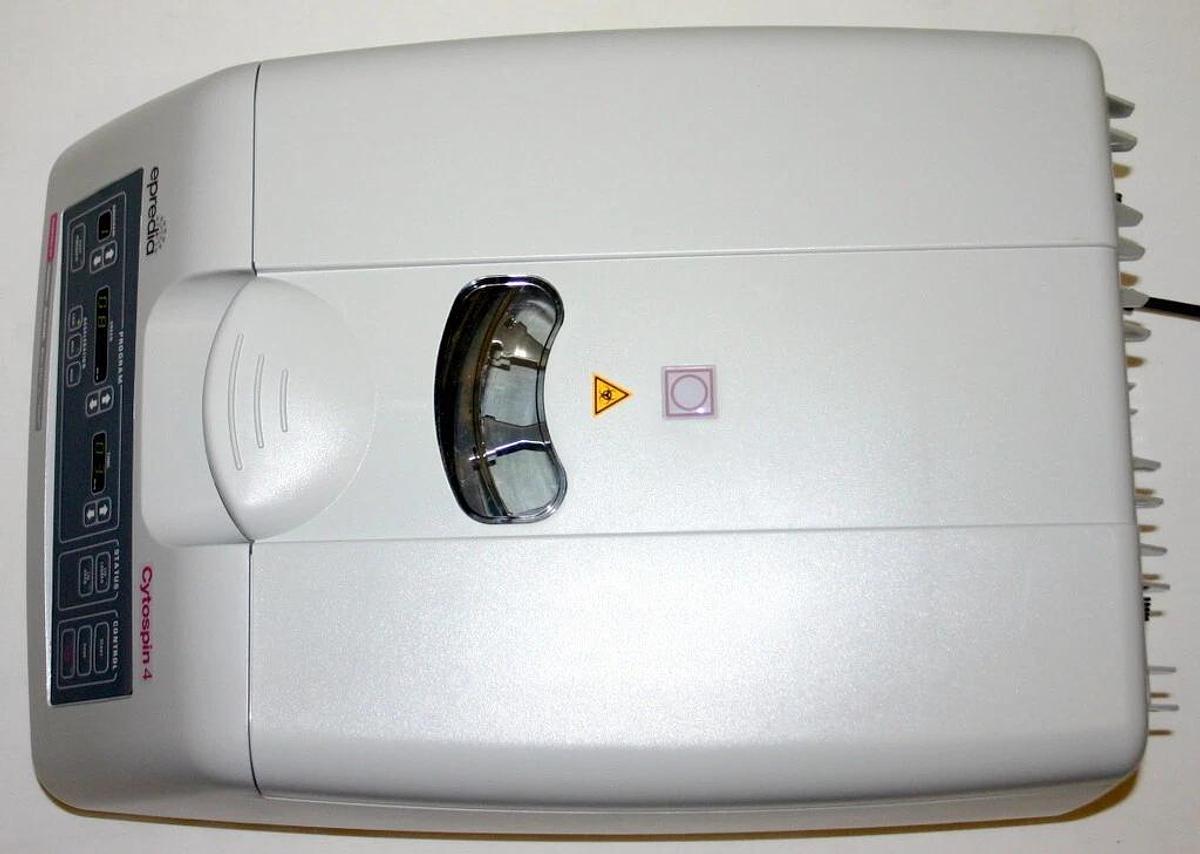 EPREDIA THERMO SHANDON CYTOCENTRIFUGE, MODEL CYTOSPIN 4 WITH ROTOR & 6 CLIPS