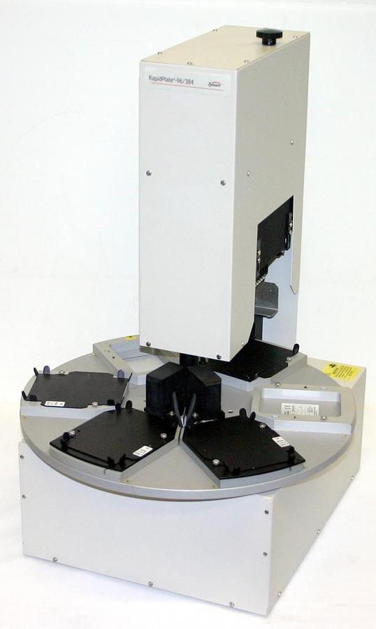 Used ZYMARK RAPIDPLATE 96/384 6-POSITION MICROPLATE LIQUID HANDLER WORKSTATION