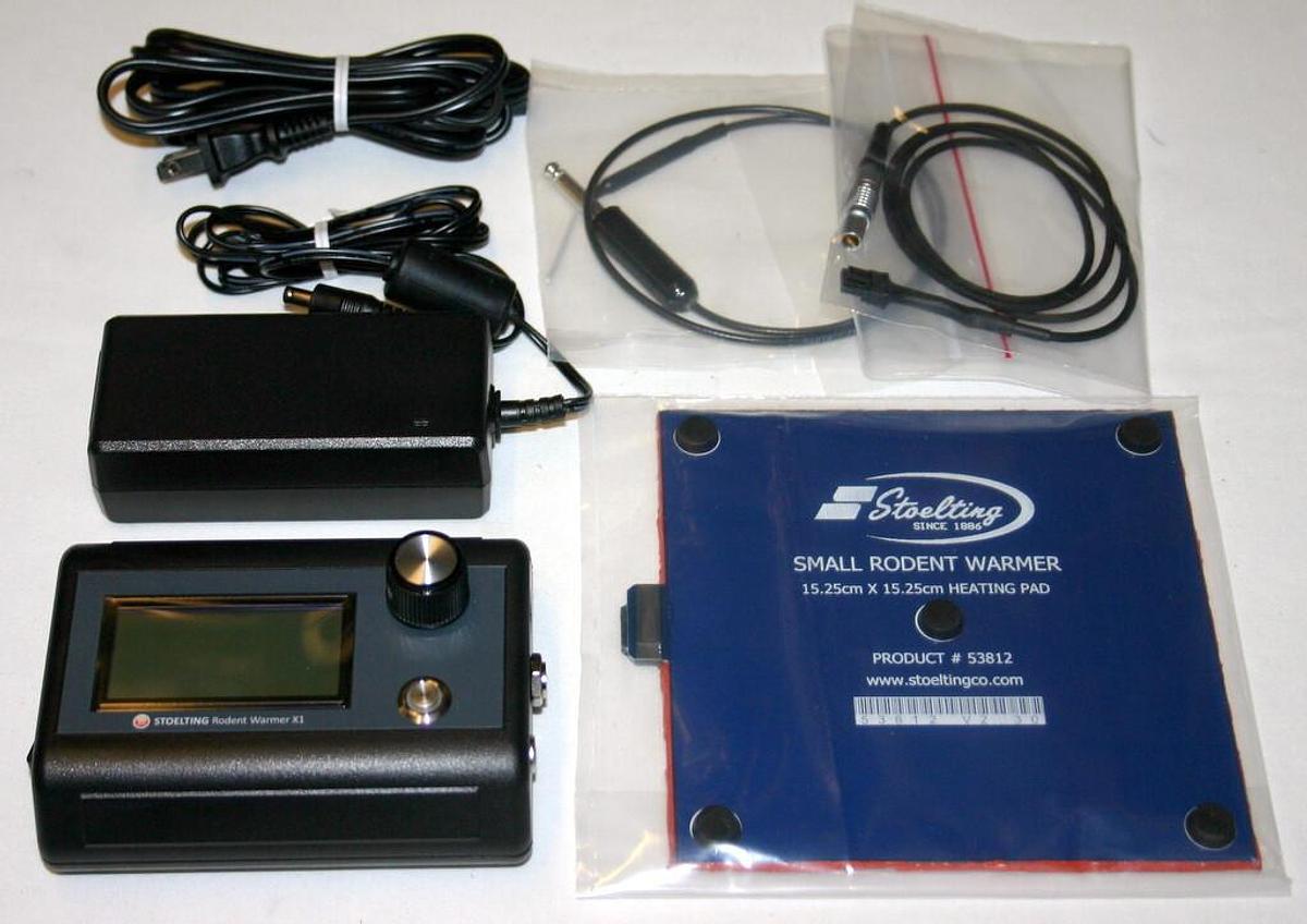 Used STOELTING RODENT WARMER WITH HEATING PAD, MODEL 53800R, NEW IN THE BOX