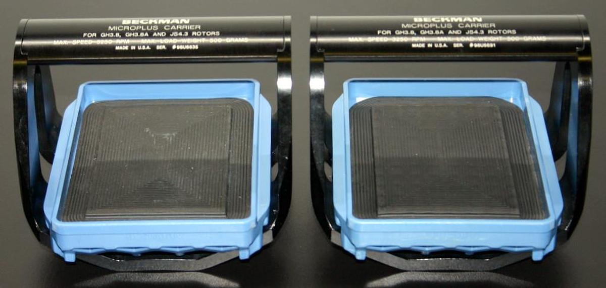 Used BECKMAN MICROPLUS MICROPLATE CARRIER MODEL 362394 FOR GH-3.8, 3.8A, JS-4.3 ROTOR
