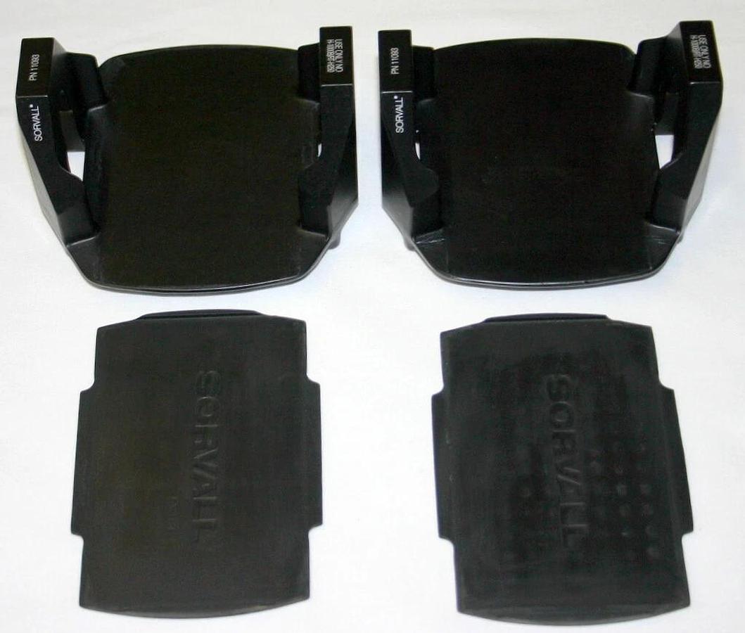 Used SORVALL MICROPLATE CARRIERS, MODEL 11093, MATCHED SET OF TWO