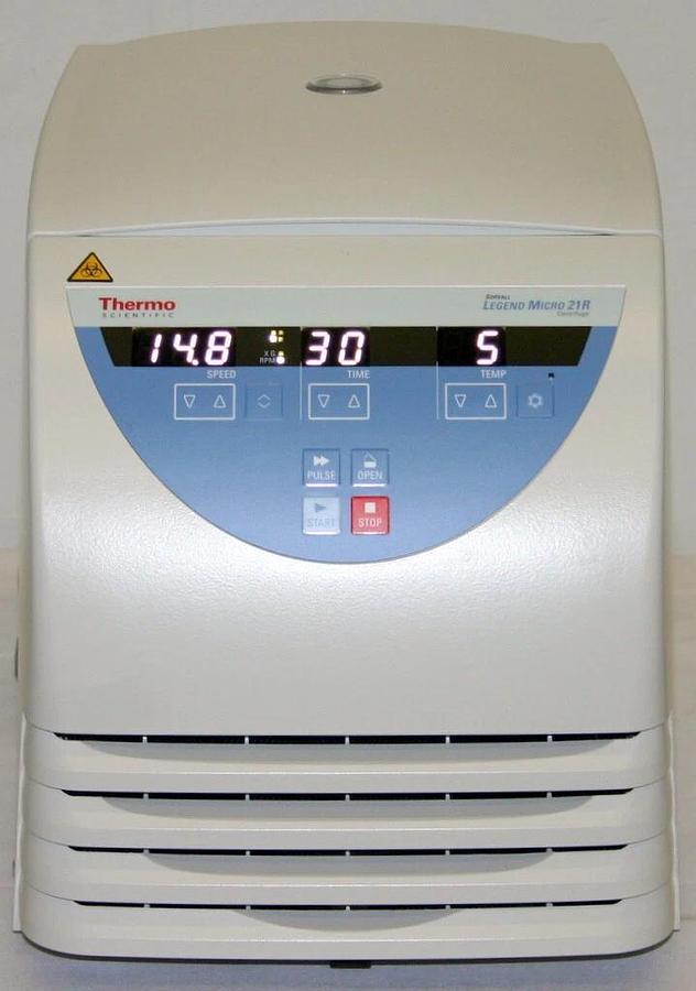 THERMO SCIENTIFIC SORVALL LEGEND MICRO 21R REFRIGERATED CENTRIFUGE, MPN 75002446