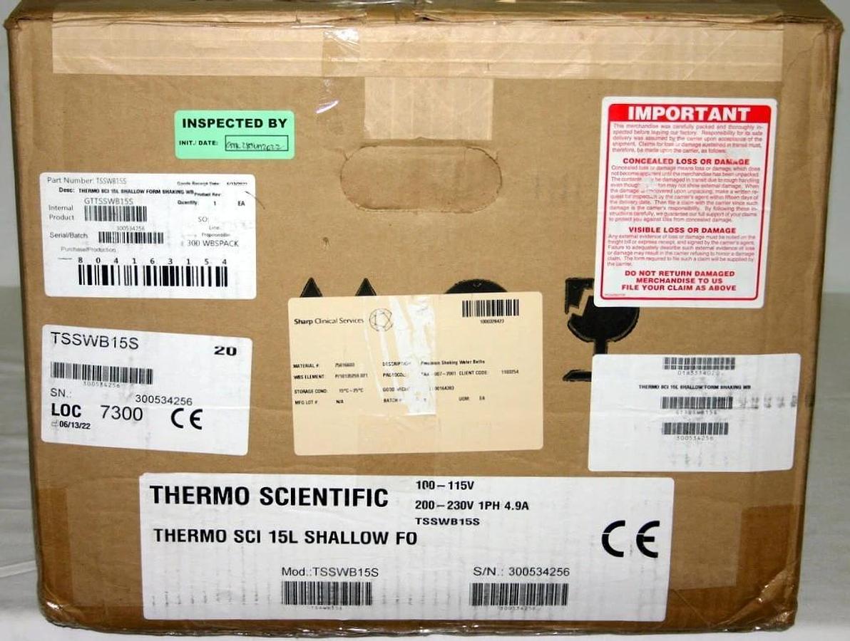 THERMO SCIENTIFIC PRECISION 15L SHAKING WATER BATH, MODEL SWB 15S