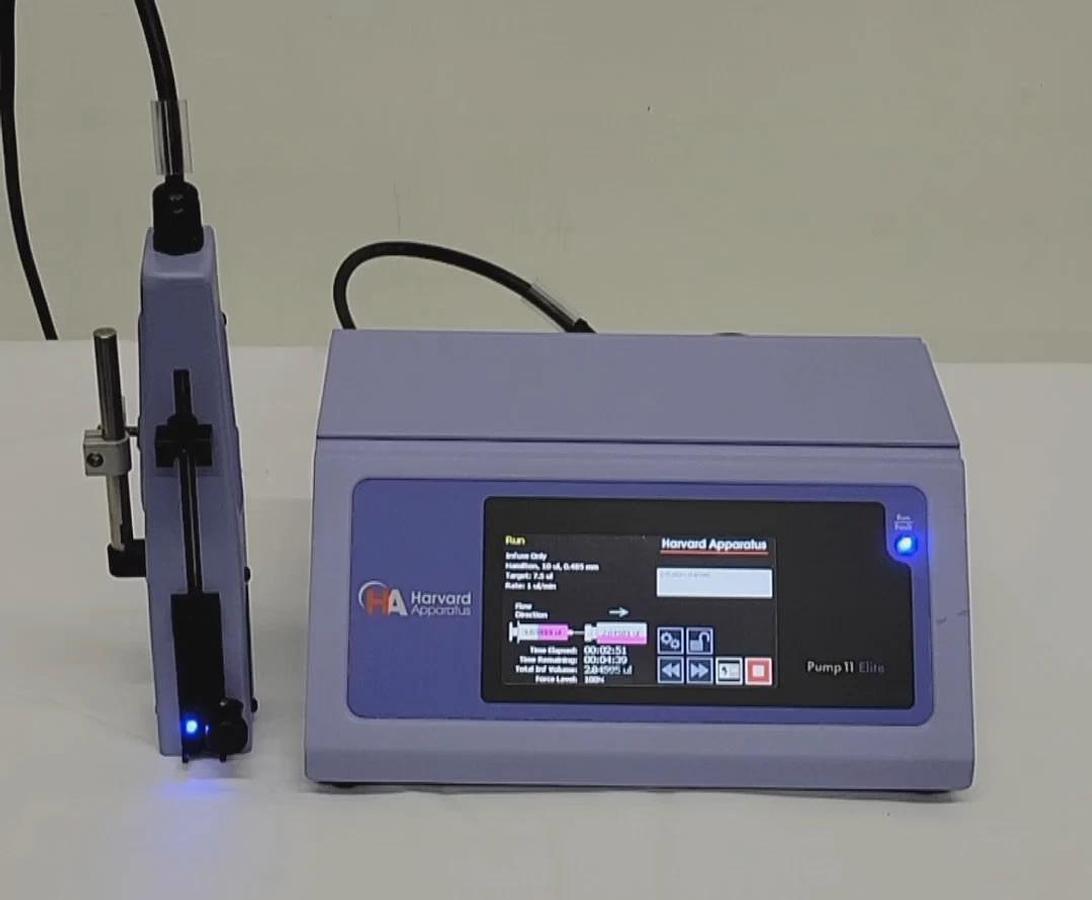 HARVARD PUMP 11 ELITE NANOMITE PROGRAMMABLE WITHDRAWAL INFUSION PUMP