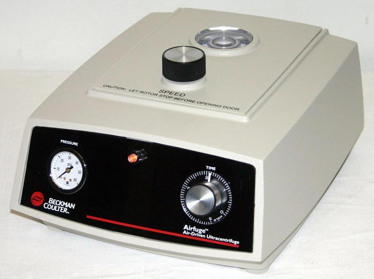 2016 BECKMAN COULTER AIRFUGE AIR-DRIVEN ULTRACENTRIFUGE, PART NUMBER 340400