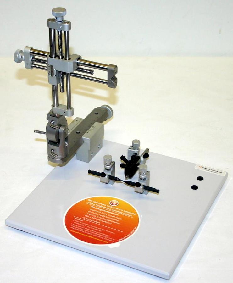 Used STOELTING JUST FOR MOUSE STEREOTAXIC INSTRUMENT, MODEL 51730 WITH ANESTHESIA MASK