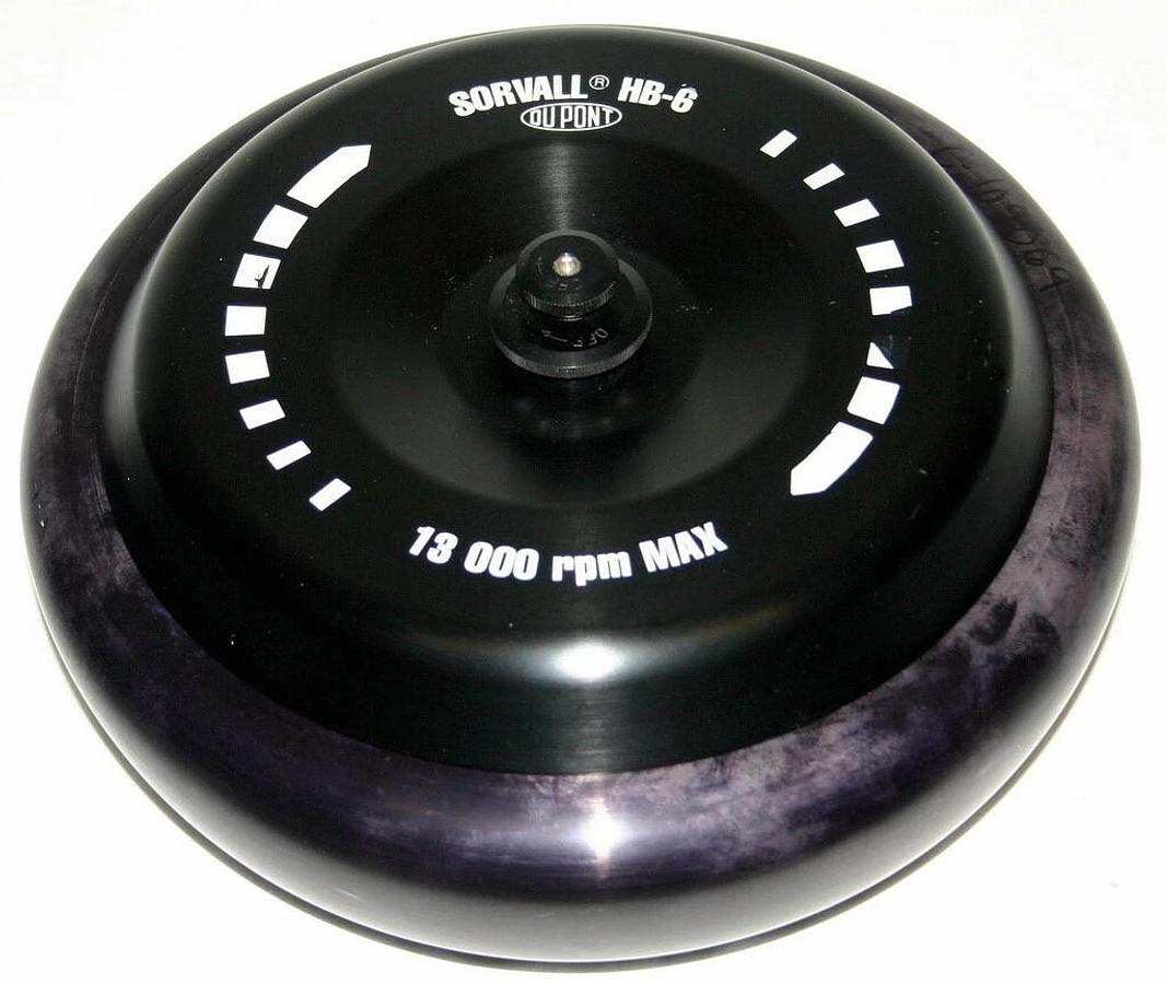 Used SORVALL 6 X 50ML SWINGING BUCKET ROTOR, MODEL HB-6