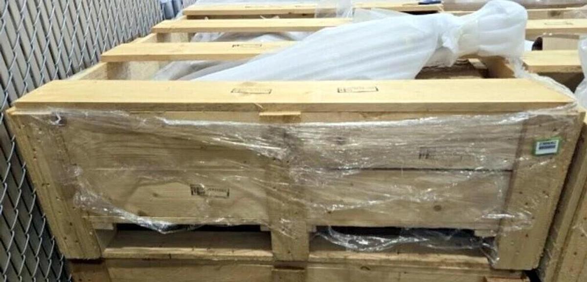 Used MINEBEA INTEC STAINLESS STEEL FLAT BED RAMP ON FLOOR SCALE, MODEL IFS4-300LL-I